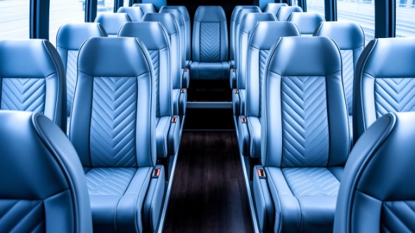28 passenger minibus interior des plaines
