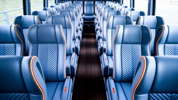 50 passenger charter bus interior arlington heights