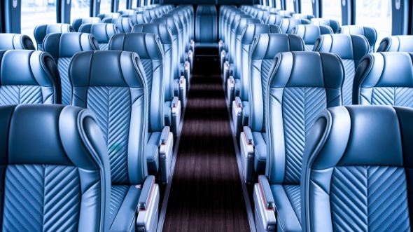 54 passenger charter bus interior arlington heights