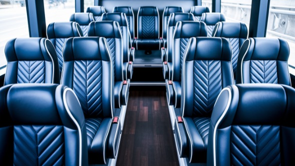 arlington heights 15 passenger minibus inside