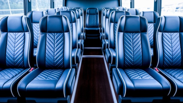 arlington heights 18 passenger minibus inside