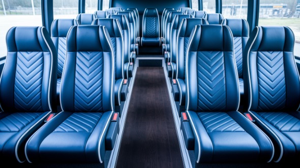 arlington heights 20 passenger minibus inside