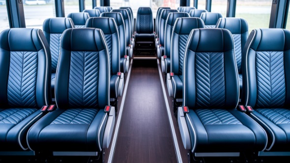 arlington heights 25 passenger minibus inside