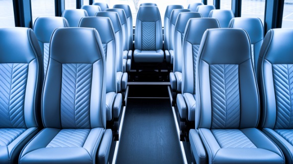 arlington heights 28 passenger minibus inside