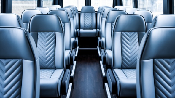 arlington heights 35 passenger minibus inside
