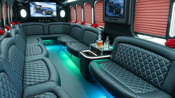 arlington heights party bus rental inside