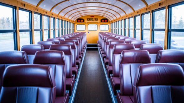 arlington heights school bus rental inside