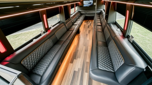 sprinter limo rental interior arlington heights